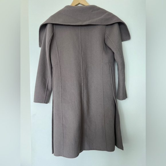 Halogen pea coat with high neck - Picture 4 of 4